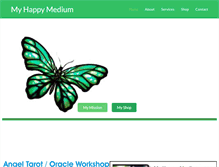 Tablet Screenshot of myhappymedium.ca